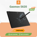 Tableta Digital Gaomon S620 de 6.5x4 Pulgadas, Tableta Gráfica Delgada y Portátil para Dibujar y Jugar OSU, Fácil Conexión con Teléfonos Android