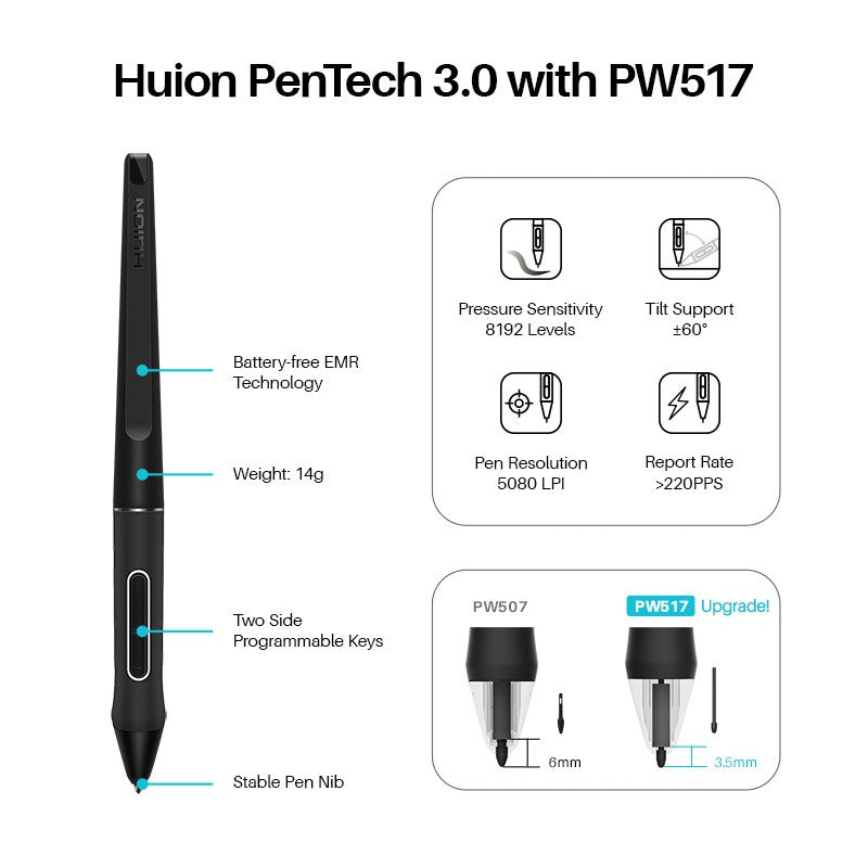 Monitor de tableta gráfica Huion de 21,5 pulgadas Kamvas 22 con 120%~140% sRGB, tableta de dibujo compatible con Linux, MacOS, Laotop, Android, USB3.1