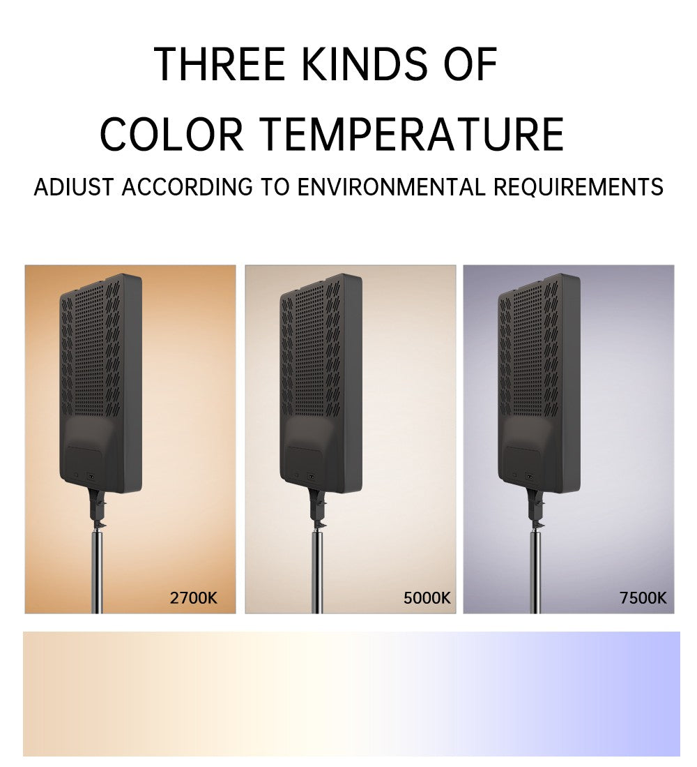 Luz LED de Video SH de 24'' y 90W, Panel de Iluminación Regulable para Fotografía, Selfies, Estudio Fotográfico, Transmisión en Vivo, Lámpara de Relleno con Trípode