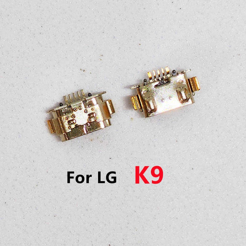 Conector de puerto de carga USB, Base de enchufe para LG K4 K8 K9 K10 K11 K12 K41S K50 K50S K51 K52 K61 Plus, 10 Uds.