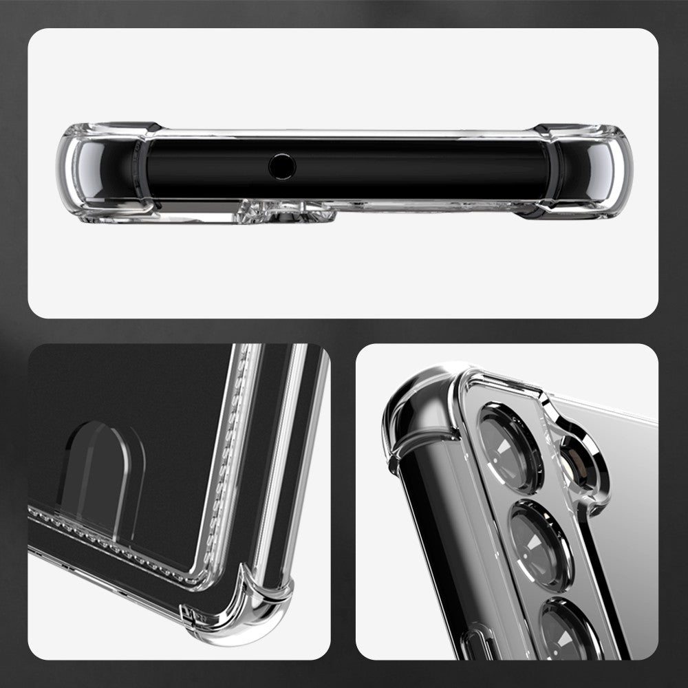 Funda tipo billetera de TPU suave transparente a prueba de golpes para Samsung Galaxy para Samsung S24 S23 S22 S21 Ultra Plus S20 FE Note tarjetero de bolsillo