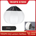 TRIOPO Linterna Softbox 55 65 85cm montaje Bowens de liberación rápida para Sokani X100 X60 COLBOR Godox Aputure 300c luz de vídeo LED