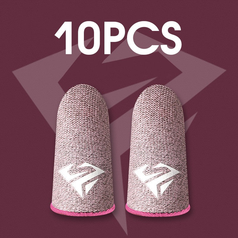 Guantes con yema del dedo para juegos móviles, 10 Uds., para jugadores PUBG, a prueba de sudor, antideslizantes, pantalla táctil, funda para el dedo, transpirable