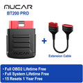 MUCAR BT200/BT200 PRO, herramienta de diagnóstico de coche con Bluetooth, aceite IMMO SAS 15, reinicio OBD2, escáner, lector de código automático para diagnóstico de sistema completo