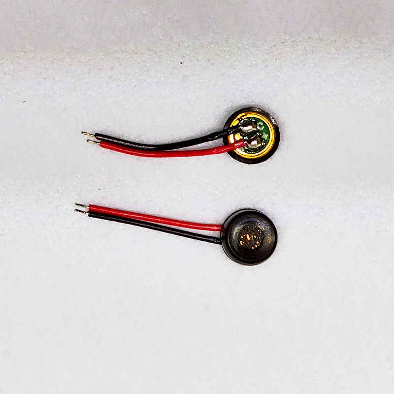 Micrófono interno para móvil, receptor de Micro micrófono, altavoz con Cable flexible, Compatible con universal, 10 piezas