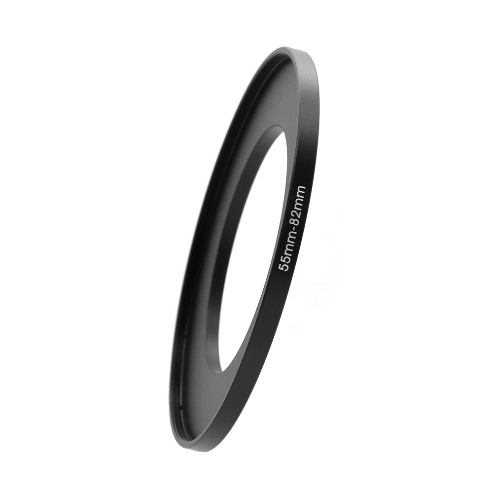 Anillo adaptador de filtro de lente de cámara, anillo elevador o abajo de Metal para lente de 55mm-43 46 49 52 58 62 67 72 77 82mm UV ND CPL parasol