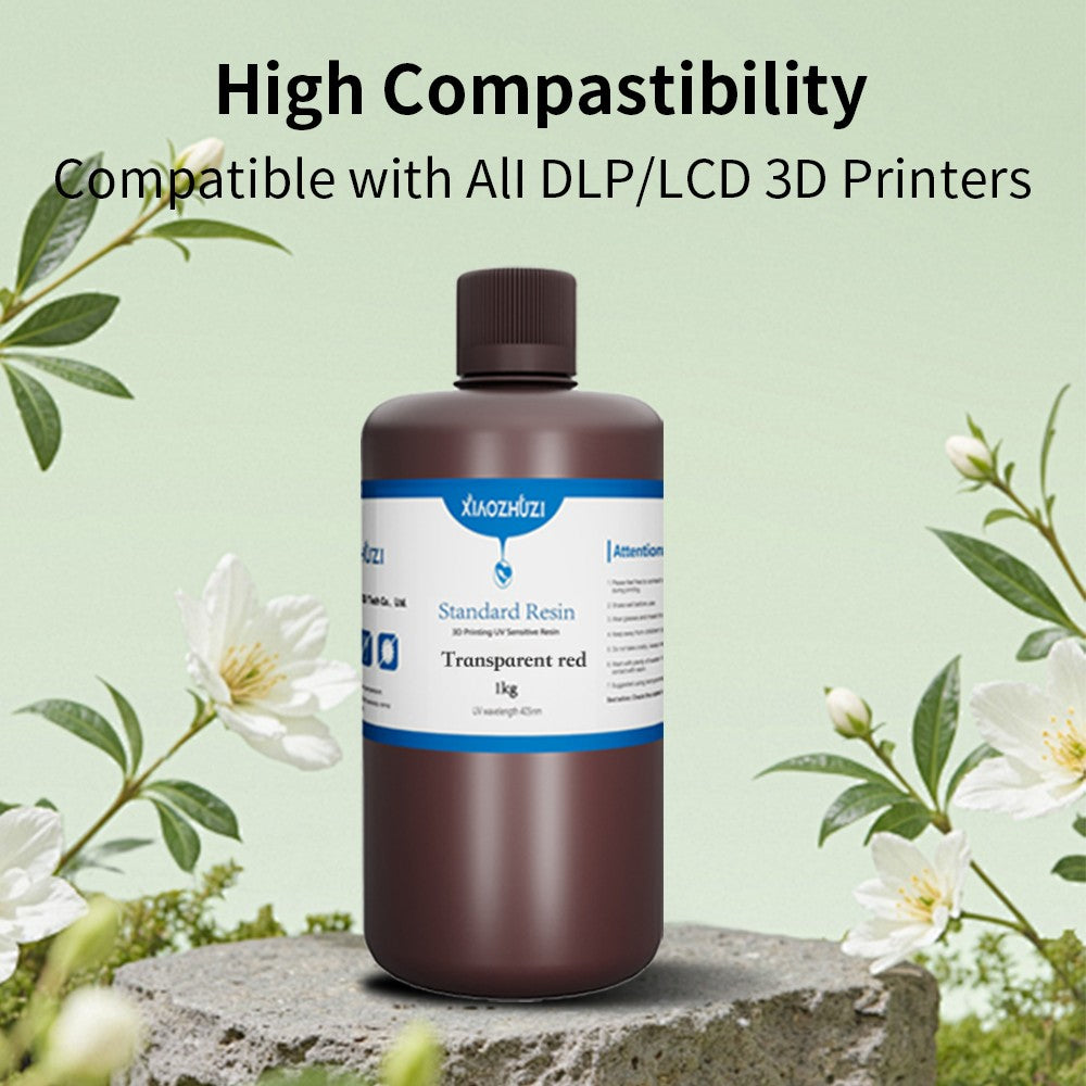 Resina Fotosensible Rígida XiaoZhuZi, Resina de Alta Transmitancia, Consumibles para Impresora 3D de Curado por Luz, Universal para LCD