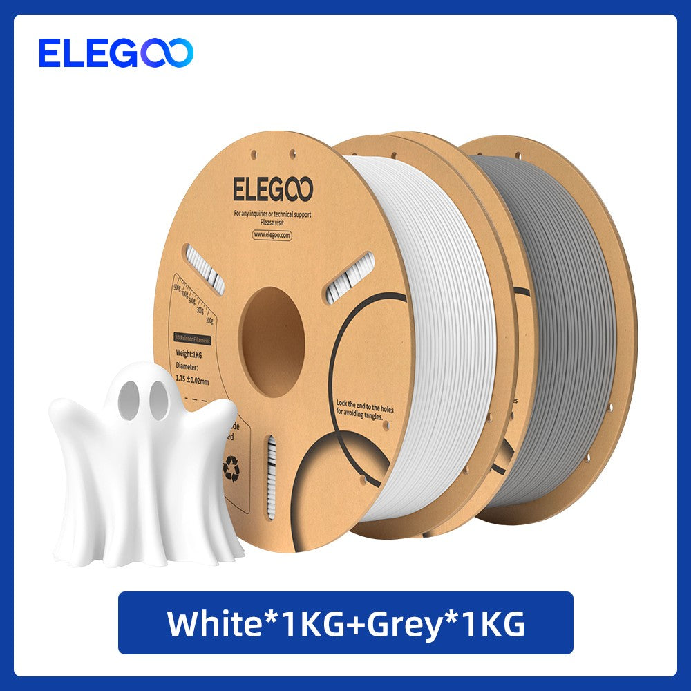ELEGOO 1kg 1,75mm filamento PLA plástico 3D PLA para impresora 3D Material consumible para impresora 3D NEPTUNE 3 PRO FDM
