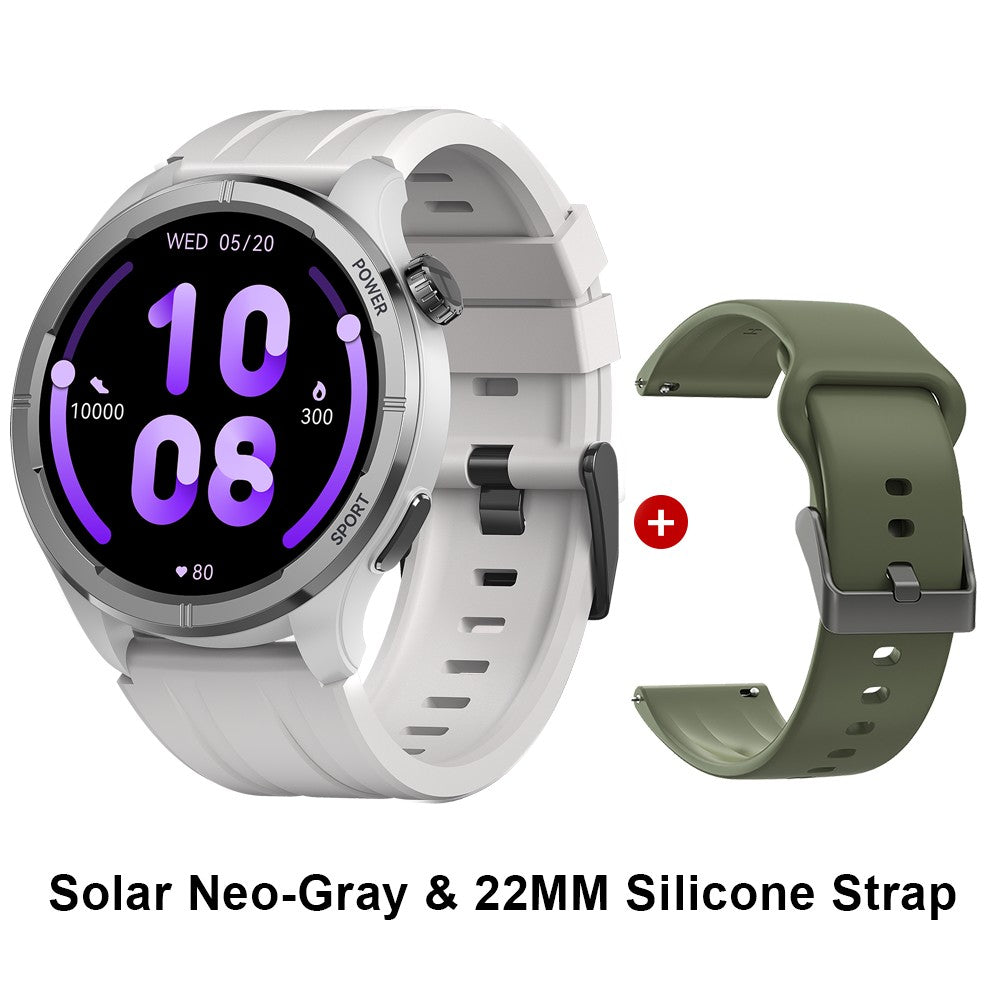HAYLOU Solar Neo Reloj inteligente Pantalla HD de 1,53'' Llamada Bluetooth Monitoreo de salud 24 horas Relojes inteligentes Hombres Mujeres Relojes deportivos inteligentes