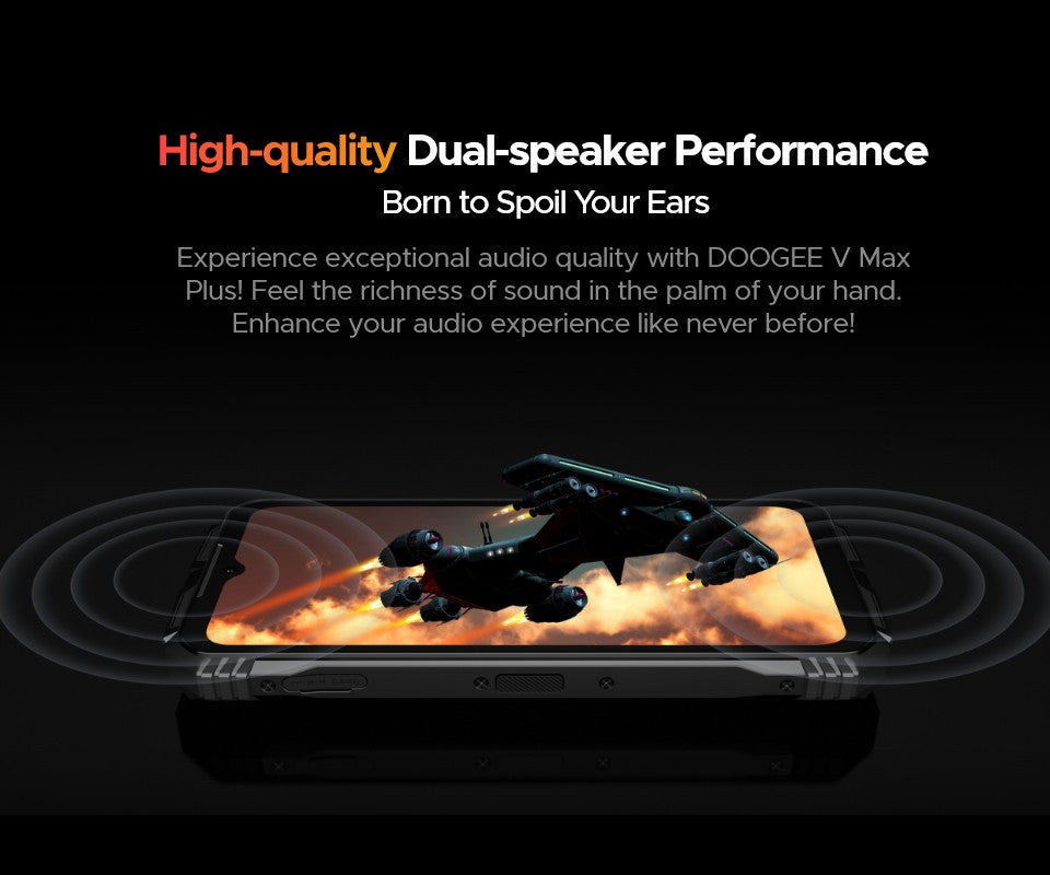 Versión Global DOOGEE V Max Plus 5G teléfono resistente 6,58 "36GB(16 +20) 512GB 200MP cámara AI 22000mAh efecto de iluminación NFC 5G teléfono
