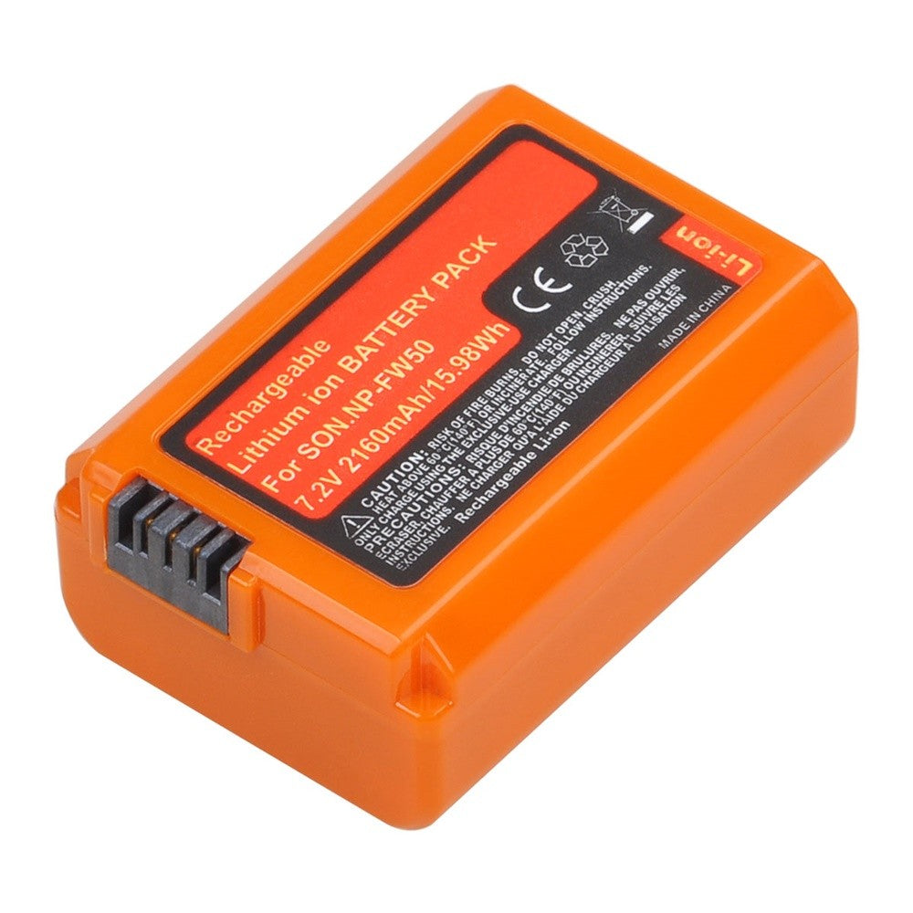 Batería Batmax 2160mAh NP-FW50 NPFW50 + nuevo cargador Dual LED para Sony ZVE10 a6500 a6300 a6000 a5000 a3000 NEX-3 a7R a7S NEX-7