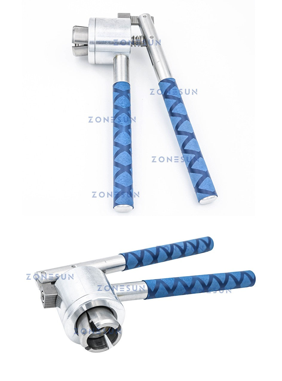 ZONESUN ZS-PBC1 15mm botella de Perfume Manual de acero inoxidable Vial en aerosol engarzadora tapado Manual herramienta de tapado de sello