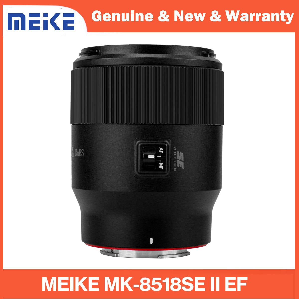 Lente de Retrato Teleobjetivo Medio Meike 85mm F1.8 SE Mark II de Enfoque Automático para Cámaras Canon EOS con Montura EF 5D Mark IV 6D Mark II