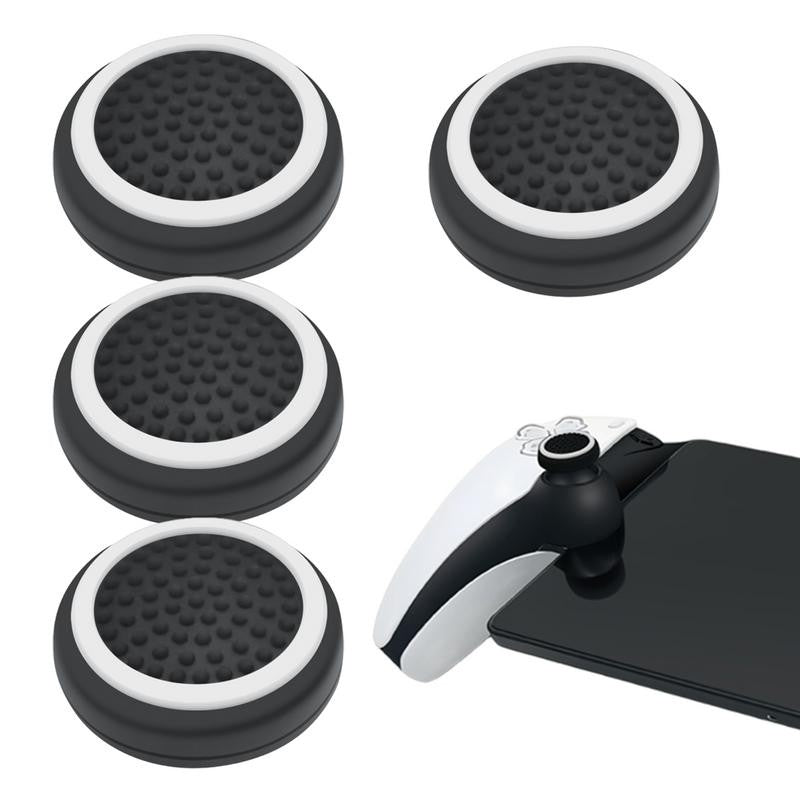 Tapas protectoras de silicona para mando de juegos, 4 piezas, antideslizantes