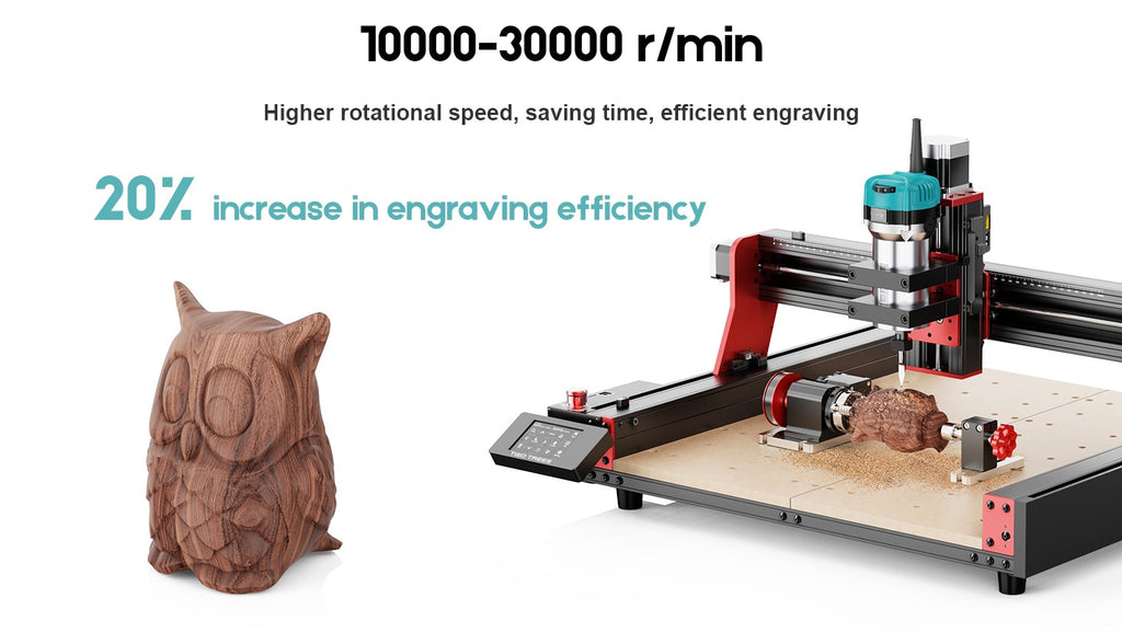 Twotrees TTC450 PRO CNC maquina enrutadora CNC carpintería grabado láser corte madera Metal Control GRBL