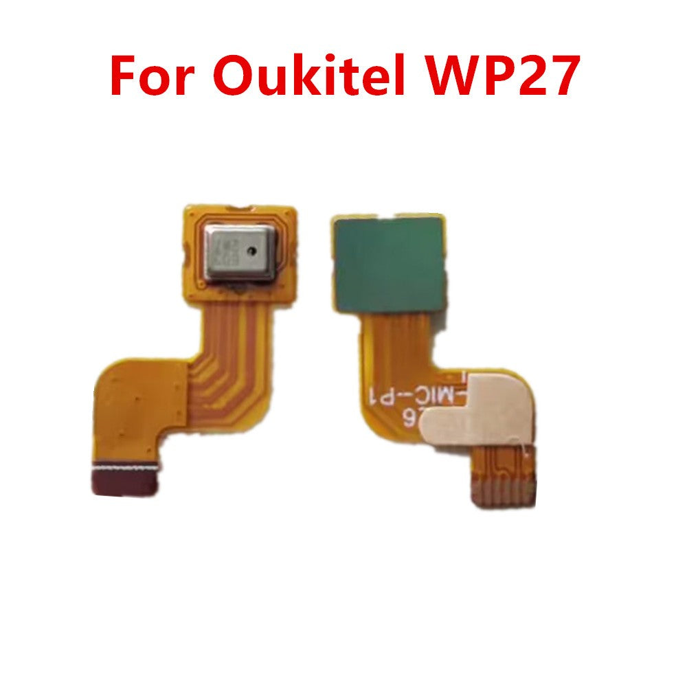 Piezas laterales para teléfono móvil Oukitel WP27, nuevo micrófono Original FPC, piezas de reparación de Cable flexible