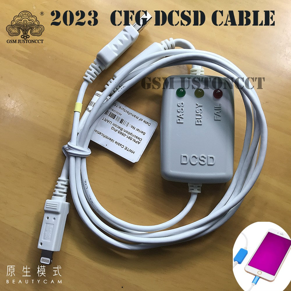 Cable Magico CFG DCSD Cable de puerto serie de ingeniería Alex para leer escribir datos Nand SysCfg para iPhone 6S-X para iPad pantalla púrpura