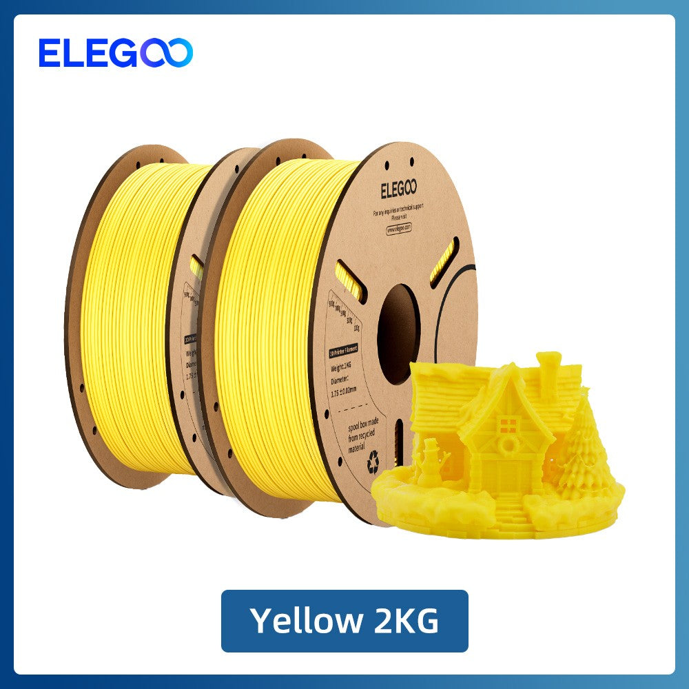 ELEGOO 1kg 1,75mm filamento PLA plástico 3D PLA para impresora 3D Material consumible para impresora 3D NEPTUNE 3 PRO FDM