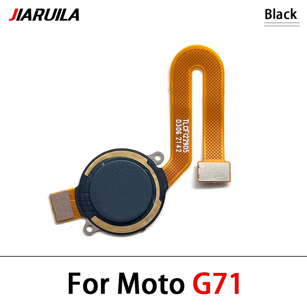 Botón de inicio, Sensor de identificación táctil de huellas dactilares, cinta de Cable flexible, piezas de repuesto para Moto G22 G31 G51 5G G60S G71