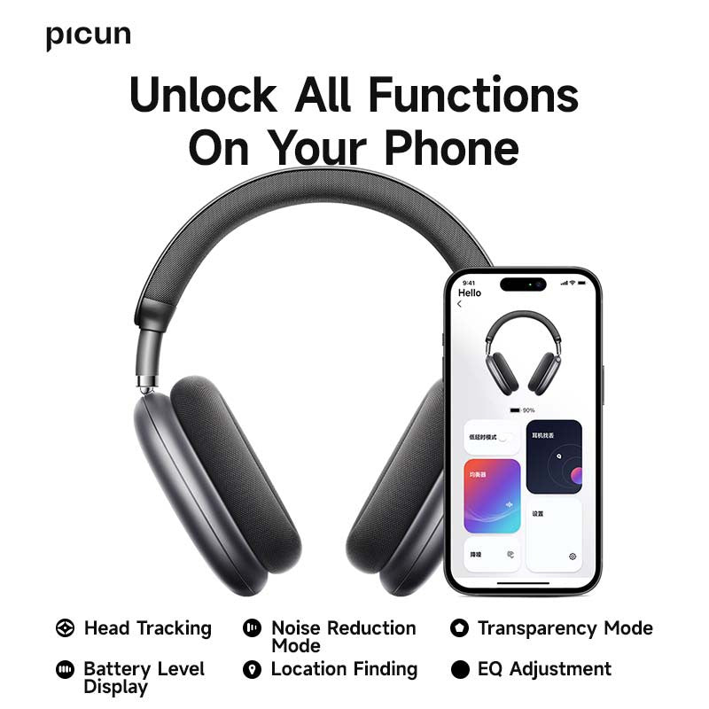 Picun F8 Pro ANC auriculares inalámbricos seguimiento de cabeza Audio espacial 3