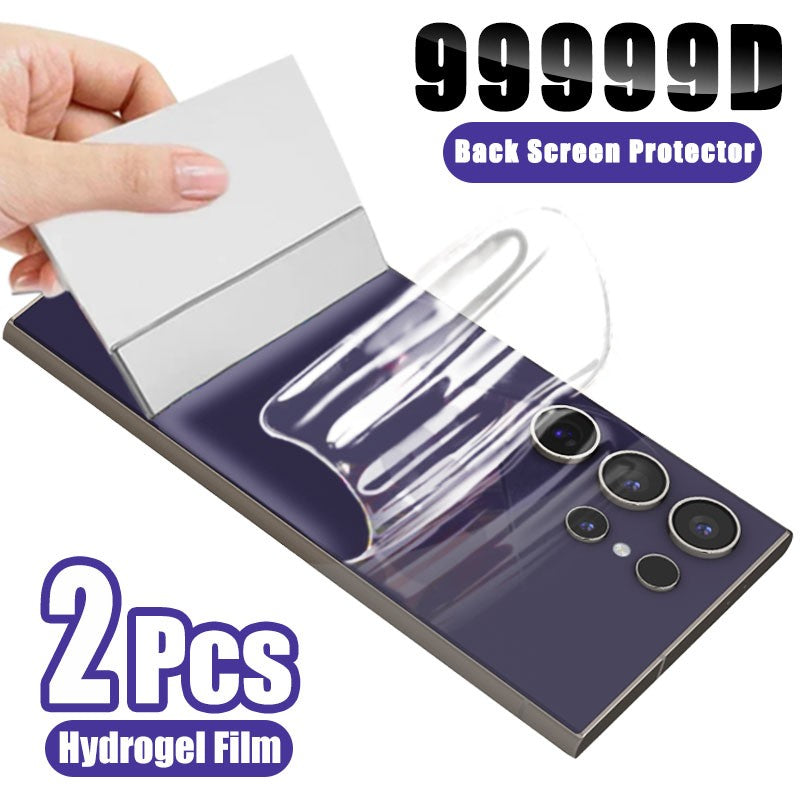 Protector de pantalla suave para Samsung Galaxy S24 S23 S21 S22 S20 Ultra Fe Plus, película de hidrogel trasera transparente, accesorio M31S M31 M21, 2 uds.