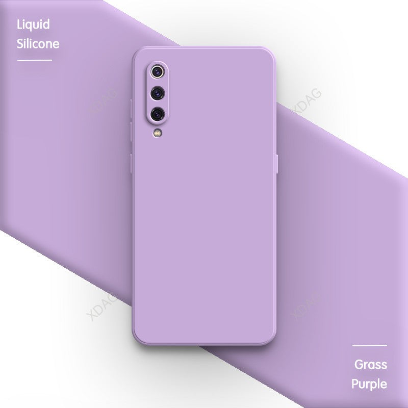 Funda básica de Color caramelo puro para Xiaomi Mi 9 Mi9 SE Pro Lite Explorer 9SE 9Pro 9Lite Funda trasera de silicona líquida cuadrada suave