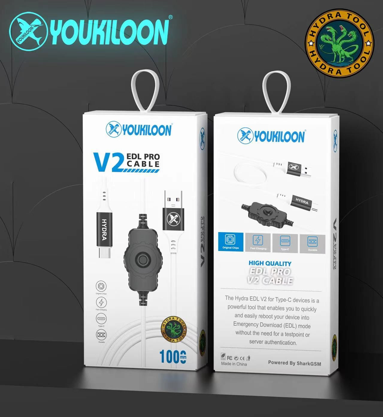 Cable USB Tipo-C HYDRA V2 EDL PRO 2026 NUEVO para Hydra Dongle