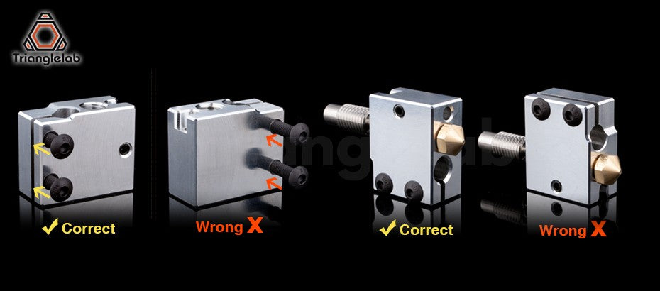 Hotend R Trianglelab V6 Volcano 12V/24V con control remoto Bowen, cabezal de impresión J y soporte de ventilador de refrigeración para V6 HOTEND para PT100