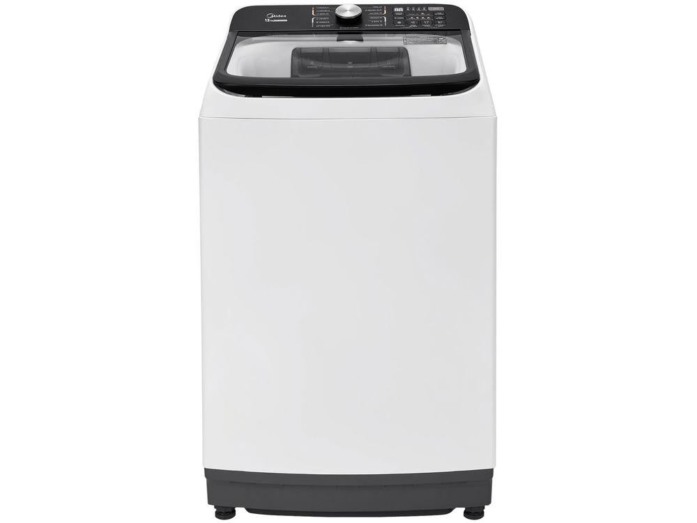 Lavadora Midea de 13 kg con Tambor de Acero Inoxidable, 13 Programas de Lavado, Agitador White Wave – 110V