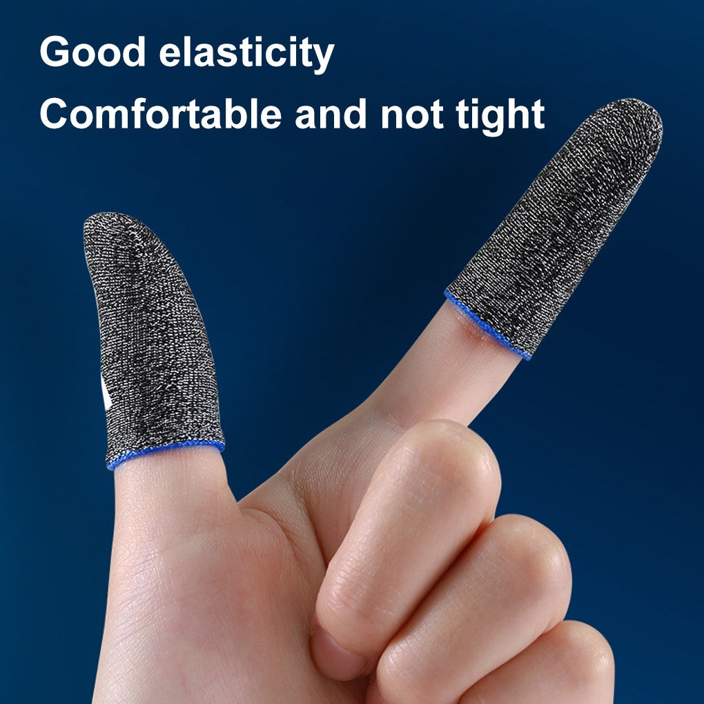 Guantes con yema del dedo para juegos móviles, 10 Uds., para jugadores PUBG, a prueba de sudor, antideslizantes, pantalla táctil, funda para el dedo, transpirable