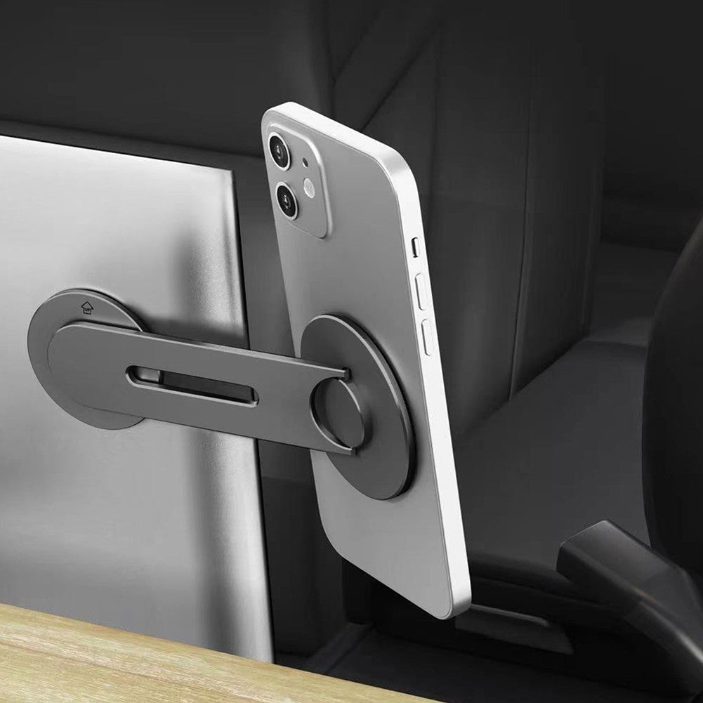 Soporte magnético de teléfono para Magsafe iPhone14 13 12 Pro Max, soporte para teléfono portátil, soporte para teléfono con tapa continua, soporte lateral para pantalla de Monitor magnético