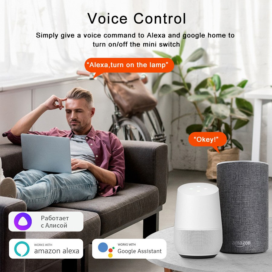 Tuya ZigBee WiFi interruptor inteligente módulo de automatización relé admite Control de vía interruptor Control de voz con Alexa Alice Google Home