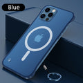 JMUYTOP-funda de carga inalámbrica magnética para iphone 16, 15, 14, 13 Pro Max, carcasa trasera ultra mate, sin diseño de parachoques