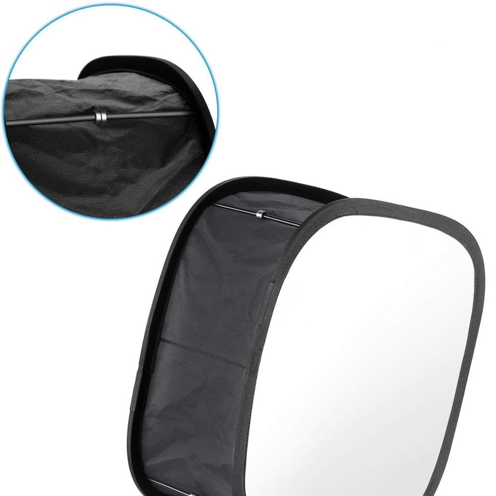 Difusor Softbox para YONGNUO YN600L II YN900 YN300 YN300 III IV Godox Viltrox Pixel, Panel de Luz LED para Video, Filtro Suave Plegable