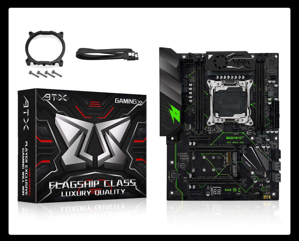 Placa base MACHINIST X99 TPM2.0 LGA 2011-3 Xeon E5 V3/V4, procesador de CPU, RAM DDR4, memoria de cuatro canales, 2*NVME M.2 MR9A PRO ATX