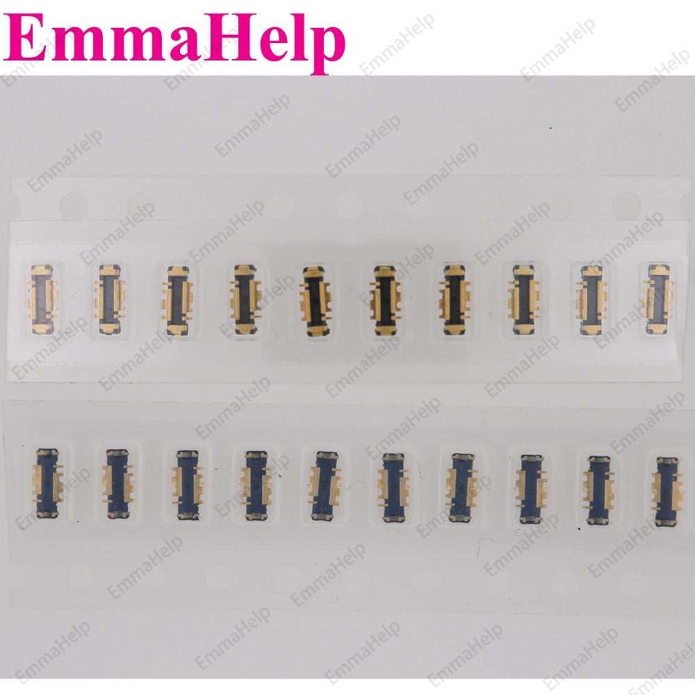 10 Uds batería FPC conector Flex Cable para iPhone 14 15 Plus 13 12 11 Pro Max 7 6S X XR 8 Plus Clip enchufe
