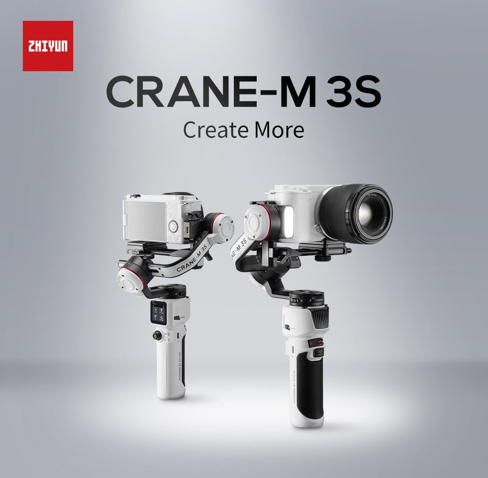ZHIYUN-estabilizador de cardán para cámara de mano, Control de obturador Bluetooth para cámaras sin Espejo, teléfono, M3S Crane, M3 S, 3 ejes