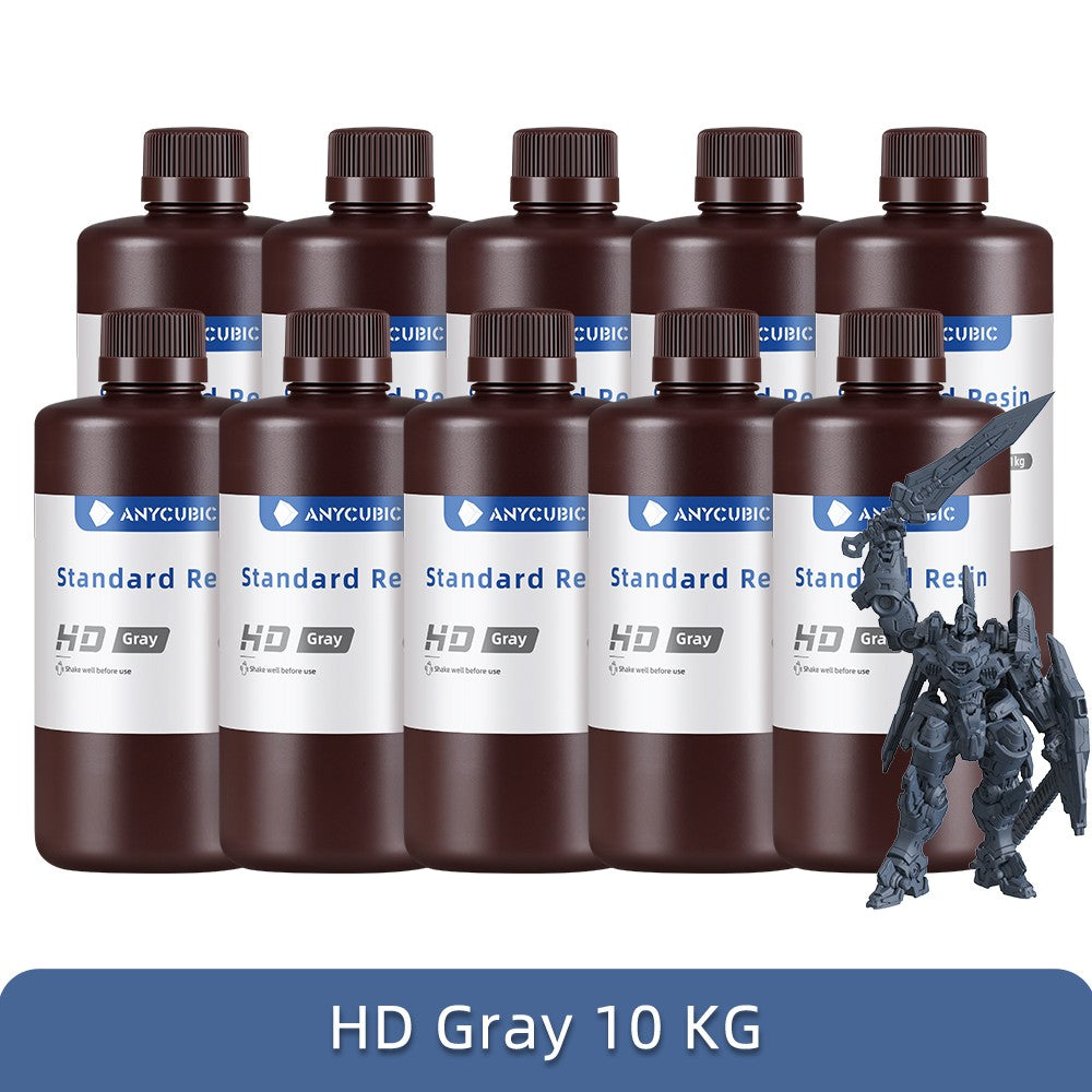 ANYCUBIC 4 unids/lote 405nm resina UV para impresora 3D LCD resina de fotopolímero líquido impresión 3D actualización de resina 1kg