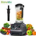BioloMix-batidora con temporizador de alta resistencia, 3HP, 2200W, exprimidor, procesador de alimentos y frutas, batidos de hielo, sin BPA, tarro de 2L