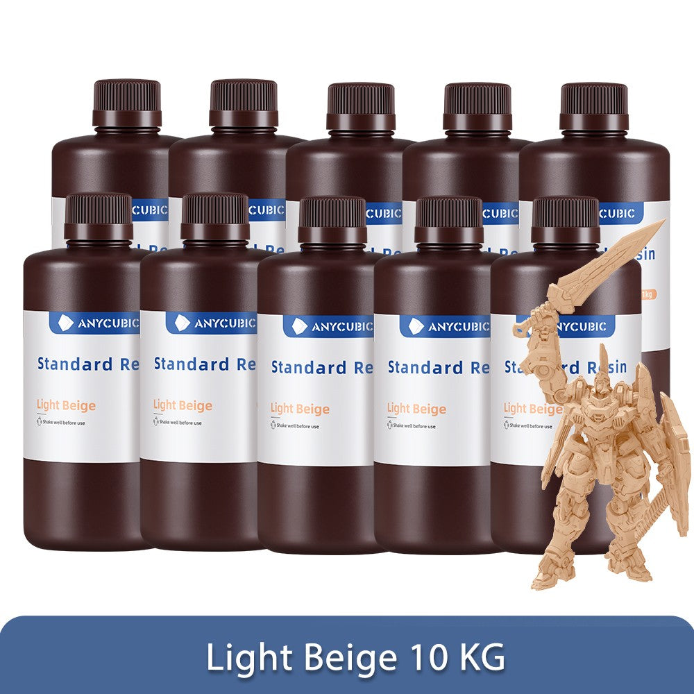 ANYCUBIC 5KG/10KG 405nm resina estándar UV/resina estándar V2 para impresora 3D Photon Mono 4 resina de impresión 3D resina sensible a los rayos UV