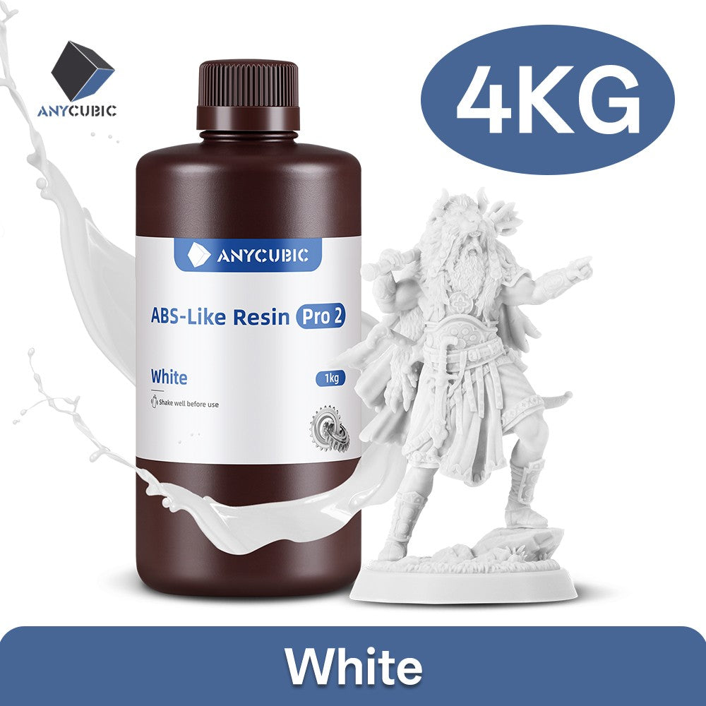 Compre 2 kg para obtener 3 kg ANYCUBIC-resina ABS 3D de alta precisión para LCD, fotopolímero estándar de 405nm, curado UV, 2 unidades por lote