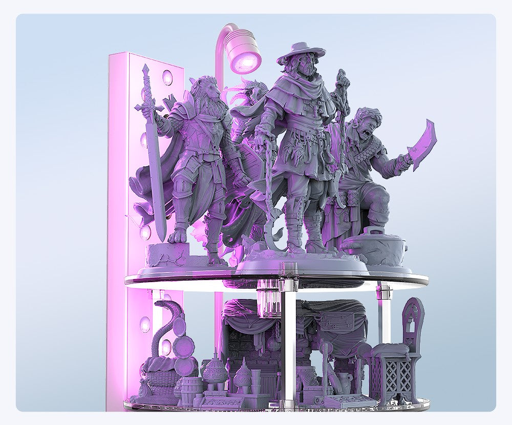 ANYCUBIC Wash & Cure 3 Plus lavadora de curado de gran volumen para impresora 3D de resina LCD SLA tamaño de limpieza 228*128*250mm