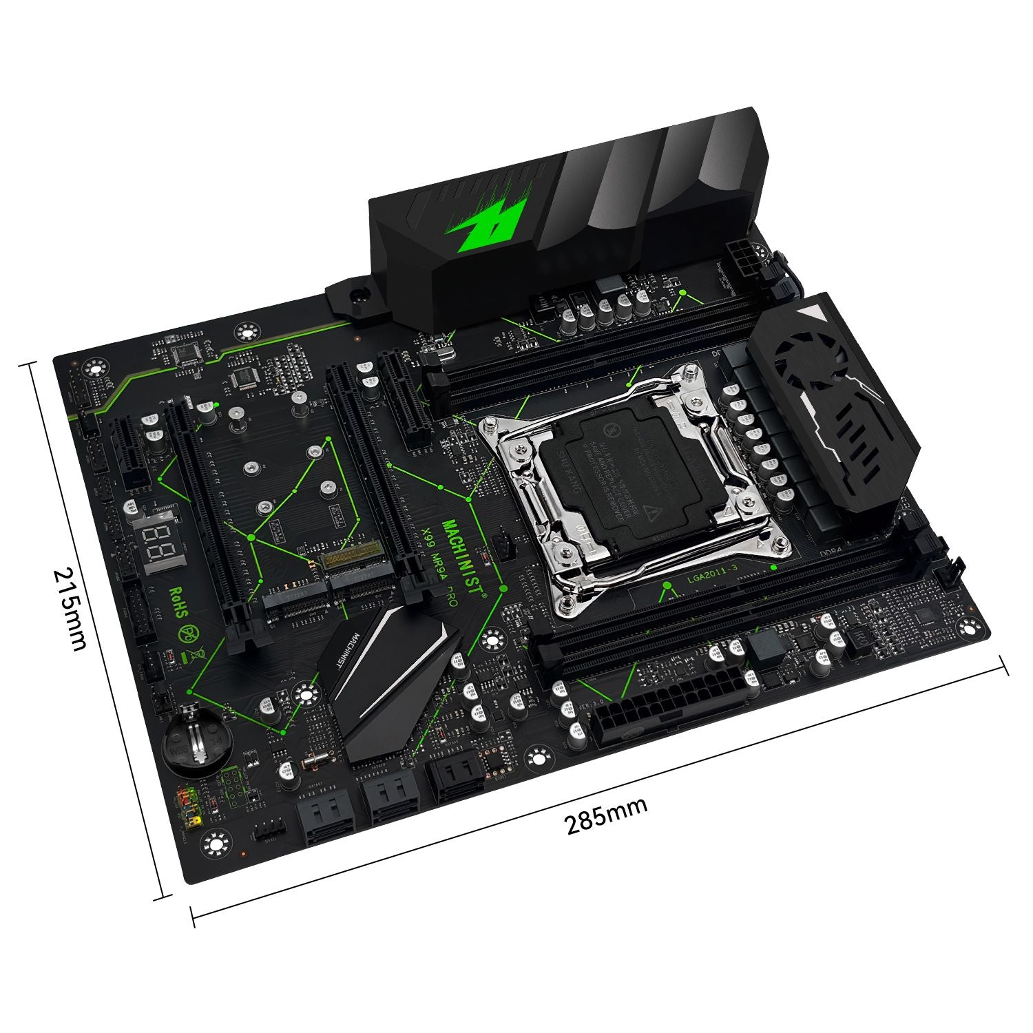 Placa base MACHINIST X99 TPM2.0 LGA 2011-3 Xeon E5 V3/V4, procesador de CPU, RAM DDR4, memoria de cuatro canales, 2*NVME M.2 MR9A PRO ATX