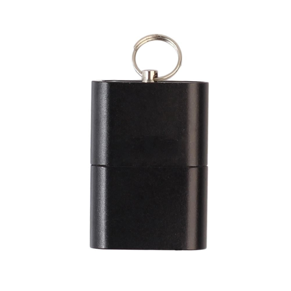Mini adaptador de lector de tarjetas de memoria, aleación de aluminio, ultrafino, 480 Mbps, USB 2,0 T Flash, TF, Micro SD