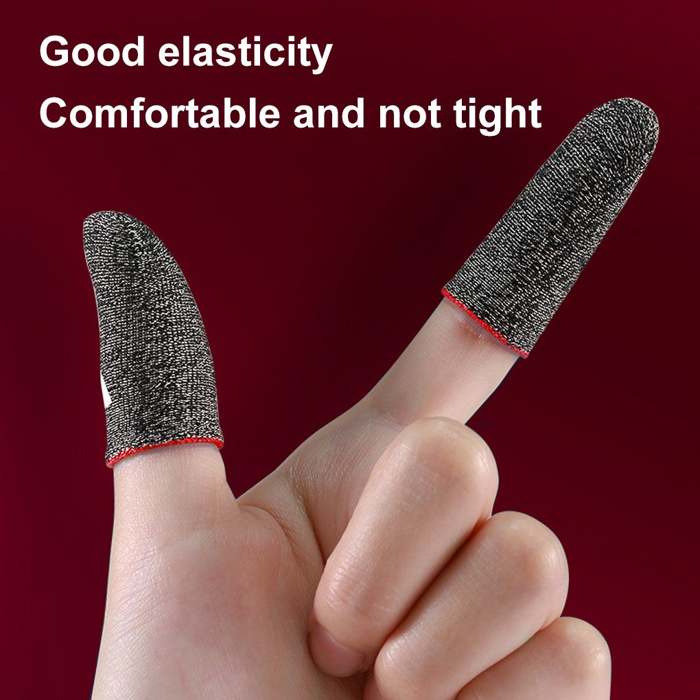 Guantes con yema del dedo para juegos móviles, 10 Uds., para jugadores PUBG, a prueba de sudor, antideslizantes, pantalla táctil, funda para el dedo, transpirable