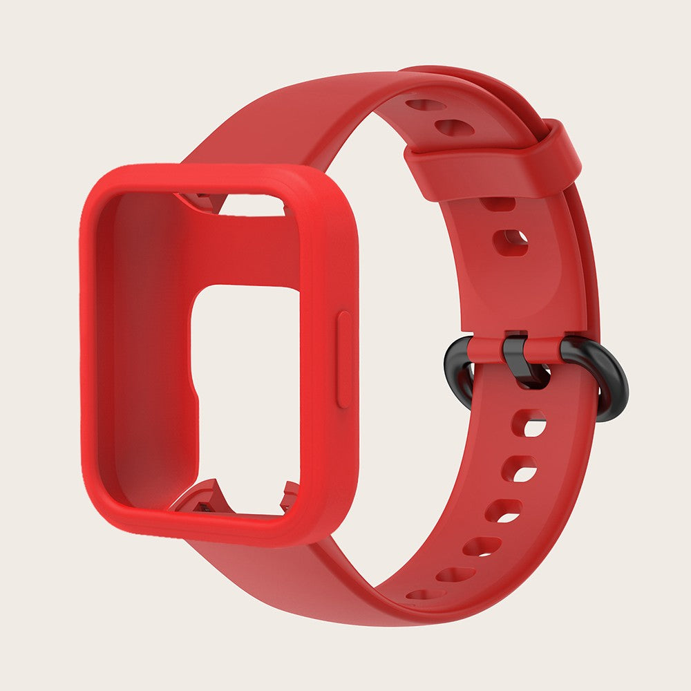 Para Redmi Watch 2 correas de muñeca + funda protectora pulsera 2 en 1 pulsera de silicona correa de reloj para Redmi Watch 2 Lite