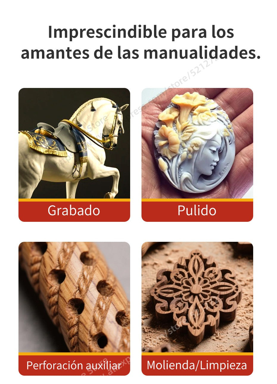 Herramienta de grabado USB, herramienta Dremel, taladro inalámbrico, herramienta rotativa, Mini taladro eléctrico inalámbrico, máquina pulidora recargable