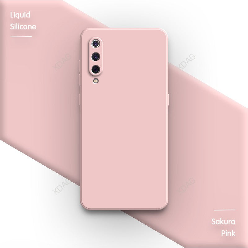 Funda básica de Color caramelo puro para Xiaomi Mi 9 Mi9 SE Pro Lite Explorer 9SE 9Pro 9Lite Funda trasera de silicona líquida cuadrada suave