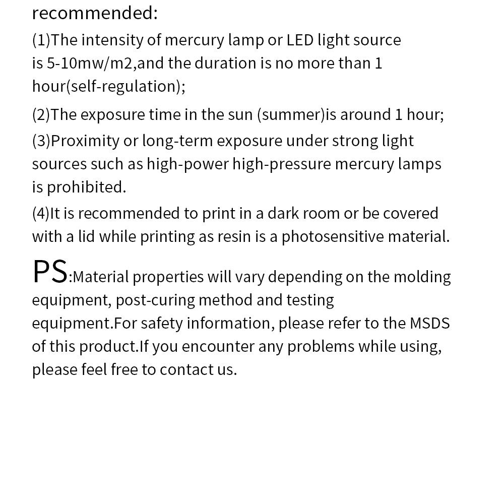 Resina Fotosensible Rígida XiaoZhuZi, Resina de Alta Transmitancia, Consumibles para Impresora 3D de Curado por Luz, Universal para LCD