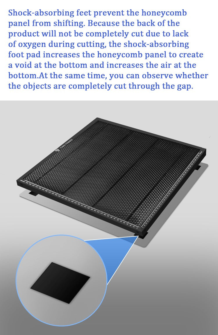 TWO TREES Mesa de grabado láser CNC, máquina de corte láser, mesa de trabajo de panal para máquina cortadora de Co2 TS2 TTS-55, piezas de equipo de búsqueda láser